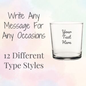 Personalised Whisky Glass Engraved Any Occasions Any Message